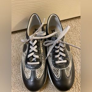 Mephisto Runoff Air Jet Sneakers Shoes Metallic